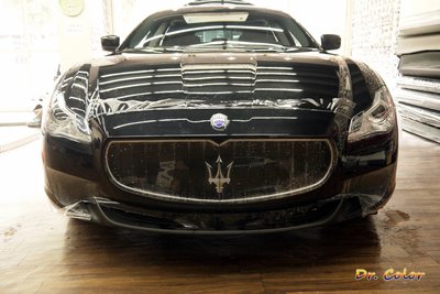 Dr. Color 玩色專業汽車包膜 Maserati Quattroporte 全車包膜細紋自體修復犀牛皮 (PPF)