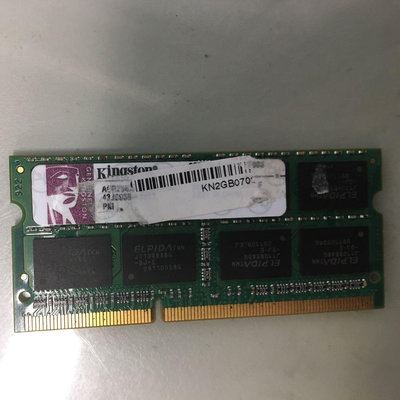 金士頓 DDR3 2G 筆電