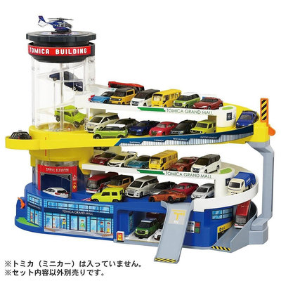 日本正品 TOMY車 玩具組 百變 自動 停車塔 玩具車 模型車 停車場 變形 4904810161998