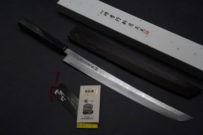 💖 堺孝行 💖【斬月 炎天 先丸 33cm 附鞘】日本製  廚房刀具 八煌刃物