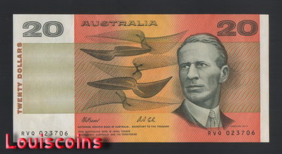 【Louis Coins】B1835-Australia-1974-1994澳洲鈔票-20 Dollars