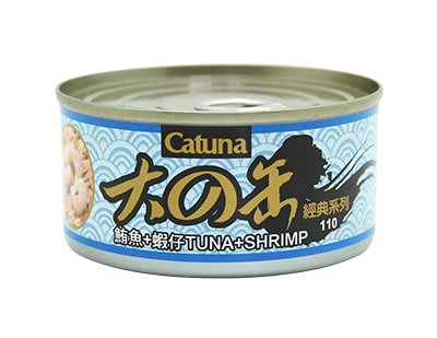 SNOW的家【訂購】Catuna大的罐系列 貓罐 鮪魚+蝦肉 170g 紅肉+白肉 (80270064