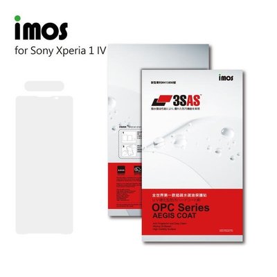 IMOS Sony Xperia 1 IV 3SAS 疏油疏水 螢幕保護貼 螢幕貼 超耐磨 高抗刮 無彩虹紋 附鏡頭貼