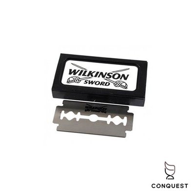 【 CONQUEST 】英國 WILKINSON SWORD 刮鬍刀片 雙面安全刀片 替換刀片 剃刀刀片 5片裝