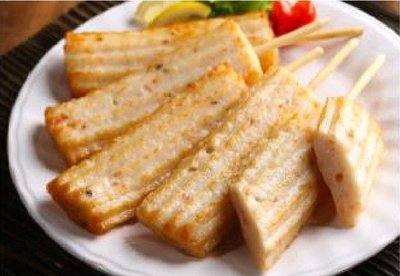 LENTO SHOP - 韓國原裝進口 原味魚板串 塊狀魚板 魚板條 어묵바 70克/包(串)