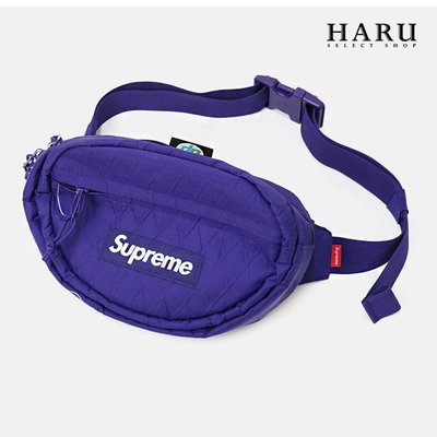 ☆HAru☆ SUPREME 2018 FW WAIST BAG Dimension-Polyant 紫風帆布料