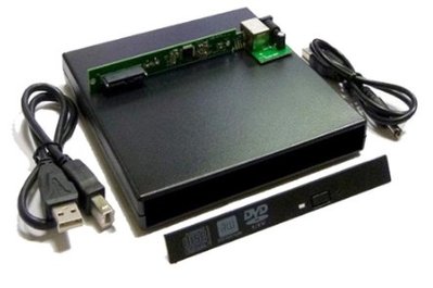 USB 2.0 9.5mm 12.7mm 外接光碟機盒