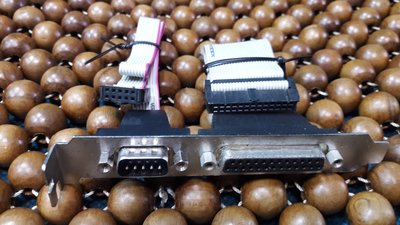 二手良品 擋板線 主板檔板線 印表機 DB25 (母) LPT25 針+9 針 RS-232 COM1 PORT(公)