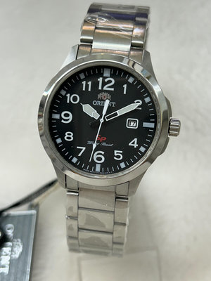 【幸福媽咪】ORIENT 東方錶 公司貨 SP 石英腕錶 黑面 FUNE4005B0