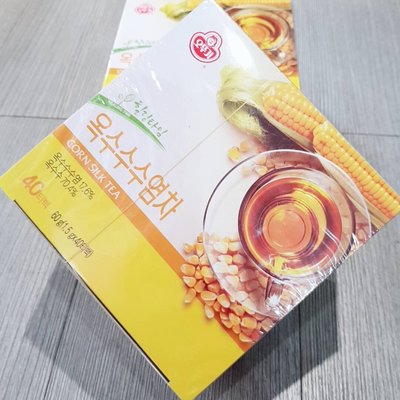 匯盈一館~韓國不倒翁玉米鬚茶40包入/盒~韓國玉米須茶~現貨