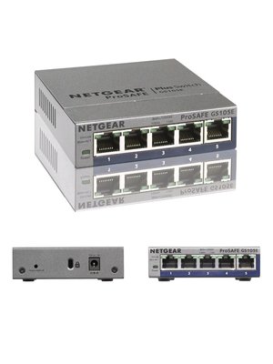 (免運)盒裝新品研發必備工具NetGear ProSafe GS105Ev2 5Ports Switch Hub
