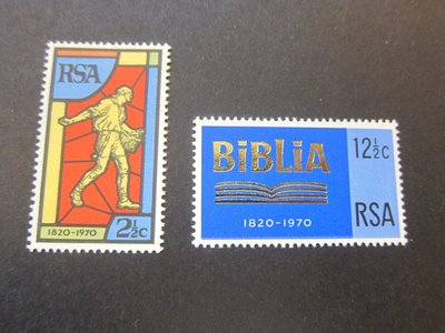【雲品13】南非South Africa 1970 Sc 361-2 set MNH 庫號#B535 12825