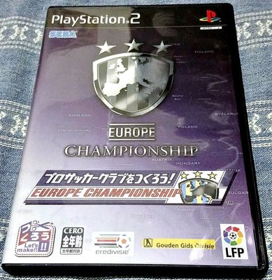 幸運小兔 (無刮) PS2遊戲 PS2 創造球會 歐洲冠軍盃 Europe Championship 日版 G2