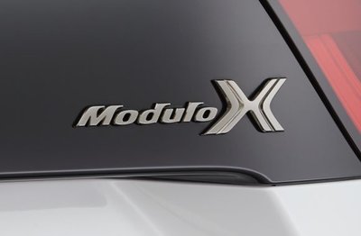 【翔浜車業】HONDA 本田(日本純正) ALL NEW FIT FIT4 Modulo X 後黑鍍鉻標誌