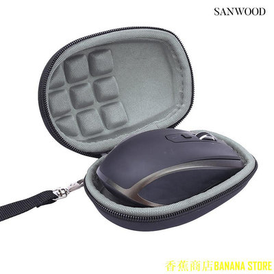 天極TJ百貨sanwood 適用於羅技MX Anywhere 2S鼠標手提包手提便攜鼠保護硬殼包袋