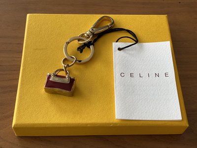 Celine 經典包款包紅色吊飾鑰匙圈 低價分享
