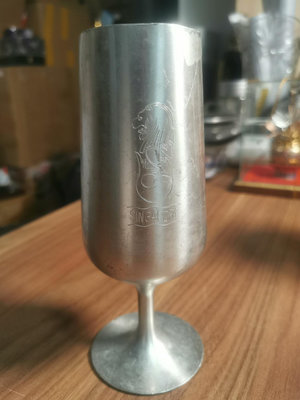 z【清倉】新加坡馬來西亞生產錫制酒杯花瓶，口徑5.5厘米，高度