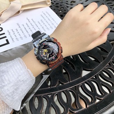 CASIO手錶航海王 七龍珠 海賊王系列 聯名限定款 路飛鬥氣全開 情侶款運動電子錶 卡西歐手錶G-SHOCK男女腕錶