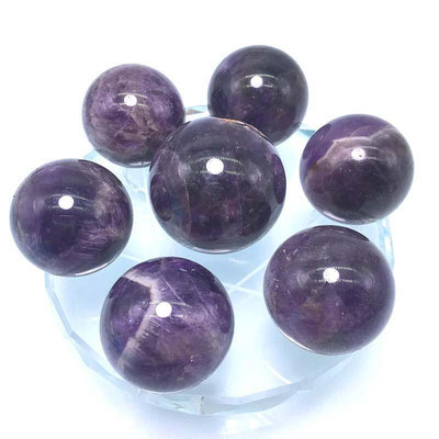 【天然水晶】天然紫水晶球七星陣夢幻紫晶球紫水晶原石居家辦公室擺件
