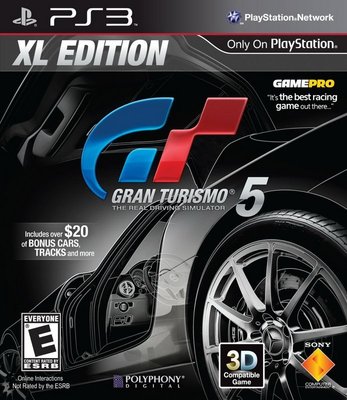 【二手遊戲】PS3 跑車浪漫旅5 GRAN TURISMO 5 XL EDITION 英文版(無書盒)【台中恐龍電玩】