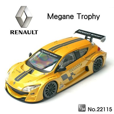 合金車玩具 原廠授權 1/24 雷諾Renault Megane Trophy