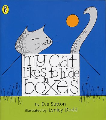 ＊小貝比的家＊My Cat Likes to Hide in Boxes /平裝世界文化/3~6歲/多元文化教育