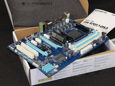 電腦零件Gigabyte/技嘉 970A-DS3 AM3+主板支持FX8370 6120 8350 9590CPU筆電配