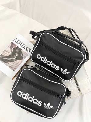 [MR.CH] Adidas 三葉草 皮革 側背包 腰包 肩背包 DH1004