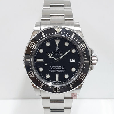 ROLEX 勞力士 116600 Sea-Dweller 短命海使 2015/01全配件 已過RSC 大眾當舖L709