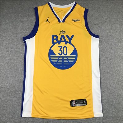 史蒂芬·柯瑞 （Stephen Curry） NBA金州勇士隊 黃色 球衣 30號