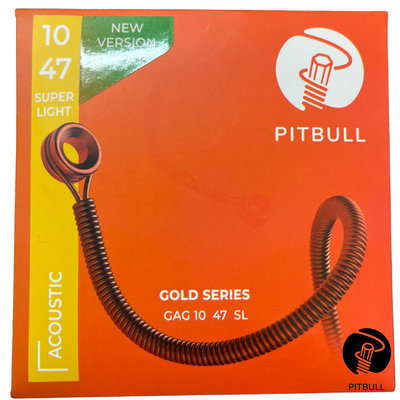 【又昇樂器.音響】土耳其製 Pitbull Gold 系列 GAG 10/47 SL 木吉他弦