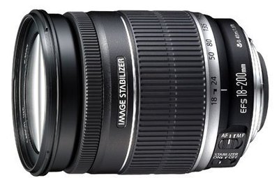 Canon EF-S18-200mm F3.5-5.6 IS 旅遊鏡  【彩虹公司貨】
