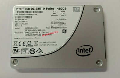 Intel/英特爾S3510 480G SSD SATA SSDSC2BB480G6 固態硬碟