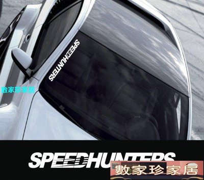 [數家珍家居]速賣通wish外貿 戶外運動車貼 speedhunters 擋風玻璃 汽車車貼紙