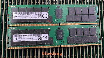 鎂光 64G DDR4 2RX4 PC4 3200AA伺服器記憶體MTA36ASF8G72PZ-3G21TI