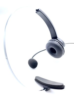 AVAYA2402電話耳機麥克風 推薦電話耳機，配高級耳罩海綿不掉屑當日當日寄出，台北出貨，保固最高9個月