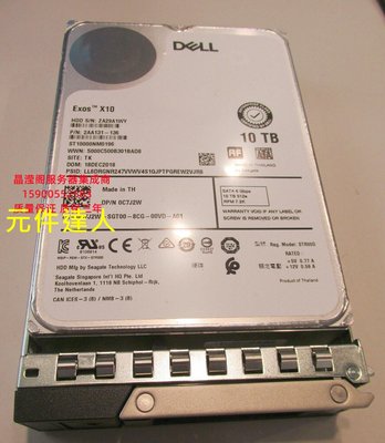 原裝 DELL R730 R740 R730XD R740XD 10T 7.2K 3.5 SATA 6GB 硬碟