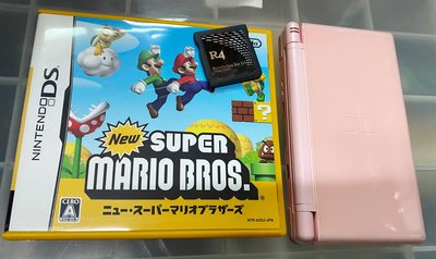 任天堂 Nintendo NDS 掌機 (USG-001) 櫻花粉、原廠遊戲*1
