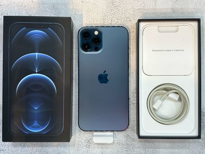 🌚 福利二手機 iPhone 12 pro max 256G 藍色 台灣貨