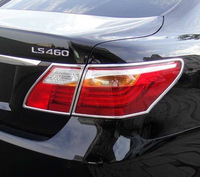 ~圓夢工廠~ Lexus LS460 LS600hl 2009~2012 鍍鉻後燈框 尾燈框