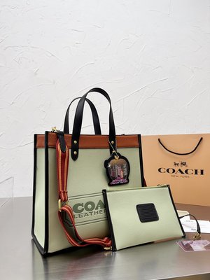 【皮皮代購】COACH購物袋 手提包單肩包斜背包 可做媽咪包短途旅行包.子母包 專櫃大號