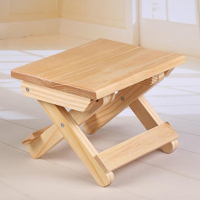 折疊椅 松木實木折疊凳子便攜式家用實木馬扎戶外釣魚椅小板凳小凳子方凳