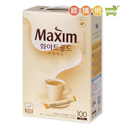 韓國Maxim三合一白金咖啡1170g(100入)【韓購網】