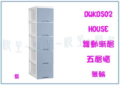 『 峻呈 』(全台滿千免運 不含偏遠 可議價) 大詠 DWKDS02 KD舞動漸層五層櫃-無輪(小抽) 抽屜收納整理櫃