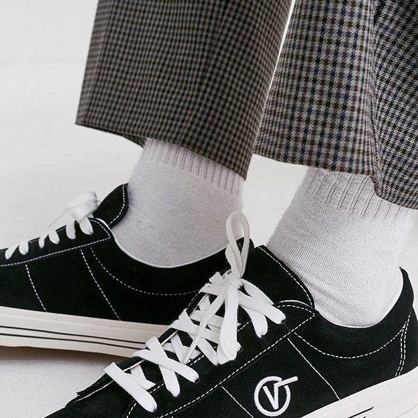 VANS SID DX BLACK 黑經典V字LOGO 刺繡復古麂皮滑板鞋VN0A4BTXUL1 男鞋