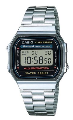 【萬錶行】CASIO 復古數字型電子系列錶款 A168WA-1