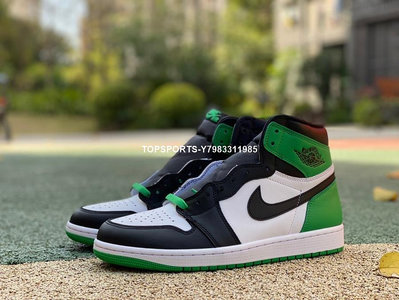 Air Jordan 1 High OG “Lucky Green”幸運綠 黑綠 黑頭 腳趾 男鞋DZ5485-031【雅妤潮鞋】