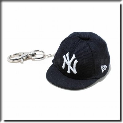 【ANGEL NEW ERA 】MLB NY 紐約洋基 帽子 鑰匙圈  深藍色 限量 收藏 可掛包包 正版 棒球帽