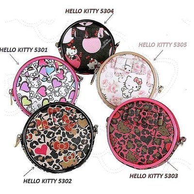 玫瑰默契＊日本限定Hello Kitty x Dearisimo俏麗零錢包～40th 豹紋、愛心、玫瑰圖案特價