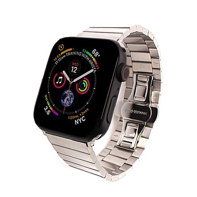+io好物/蘋果apple watch一珠不銹鋼表帶 iwatch智能竹節表帶加工定制/效率出貨